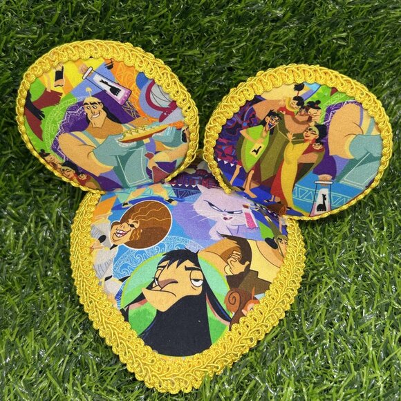 Disneys The Emperor's New Groove HANDMADE Mouse Ear Hat/ Fascinator Hat - Picture 2 of 6